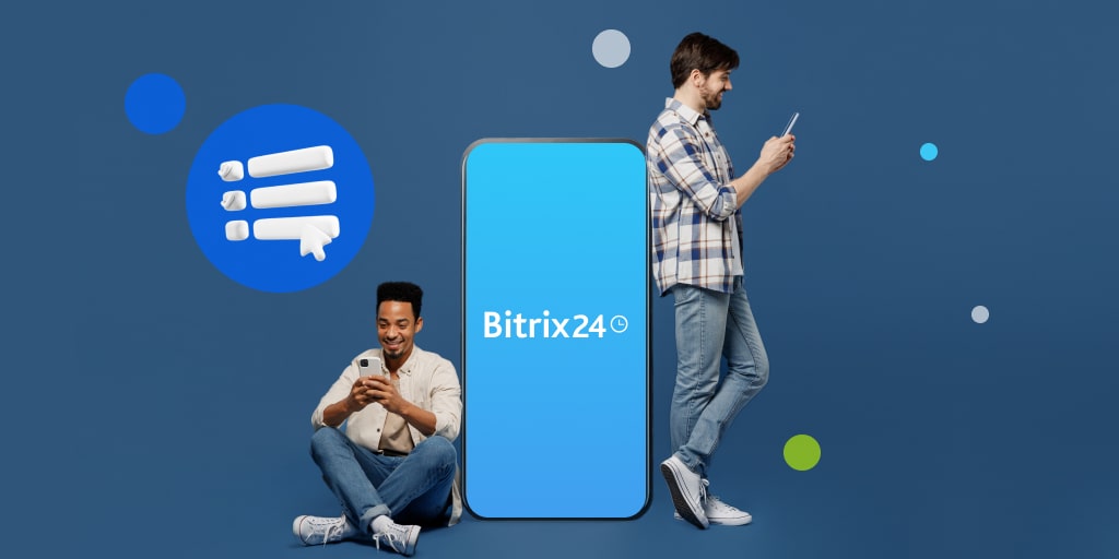Bitrix24 Mobil uygulamasında alt menüyü düzenle