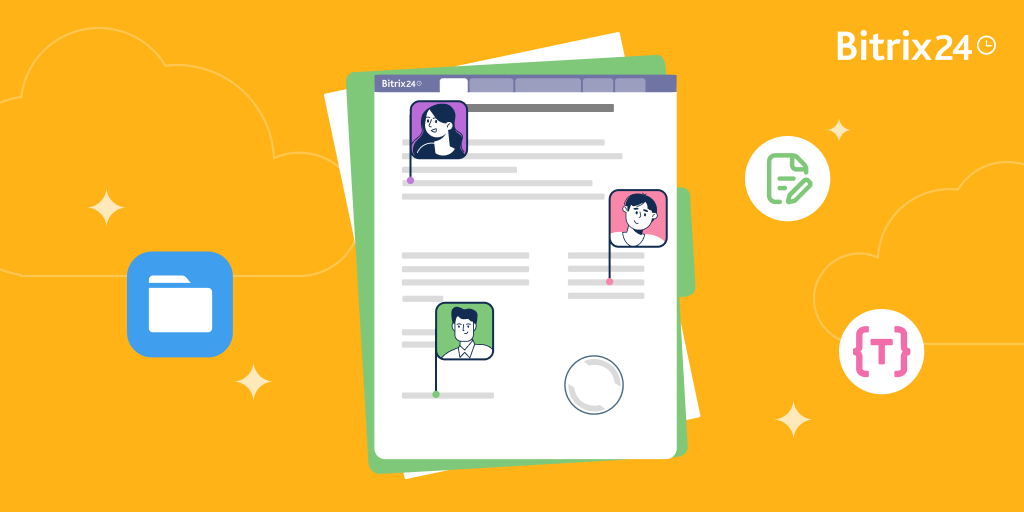 Bitrix24.Docs'ta belgeler üzerinde iş birliği yapın