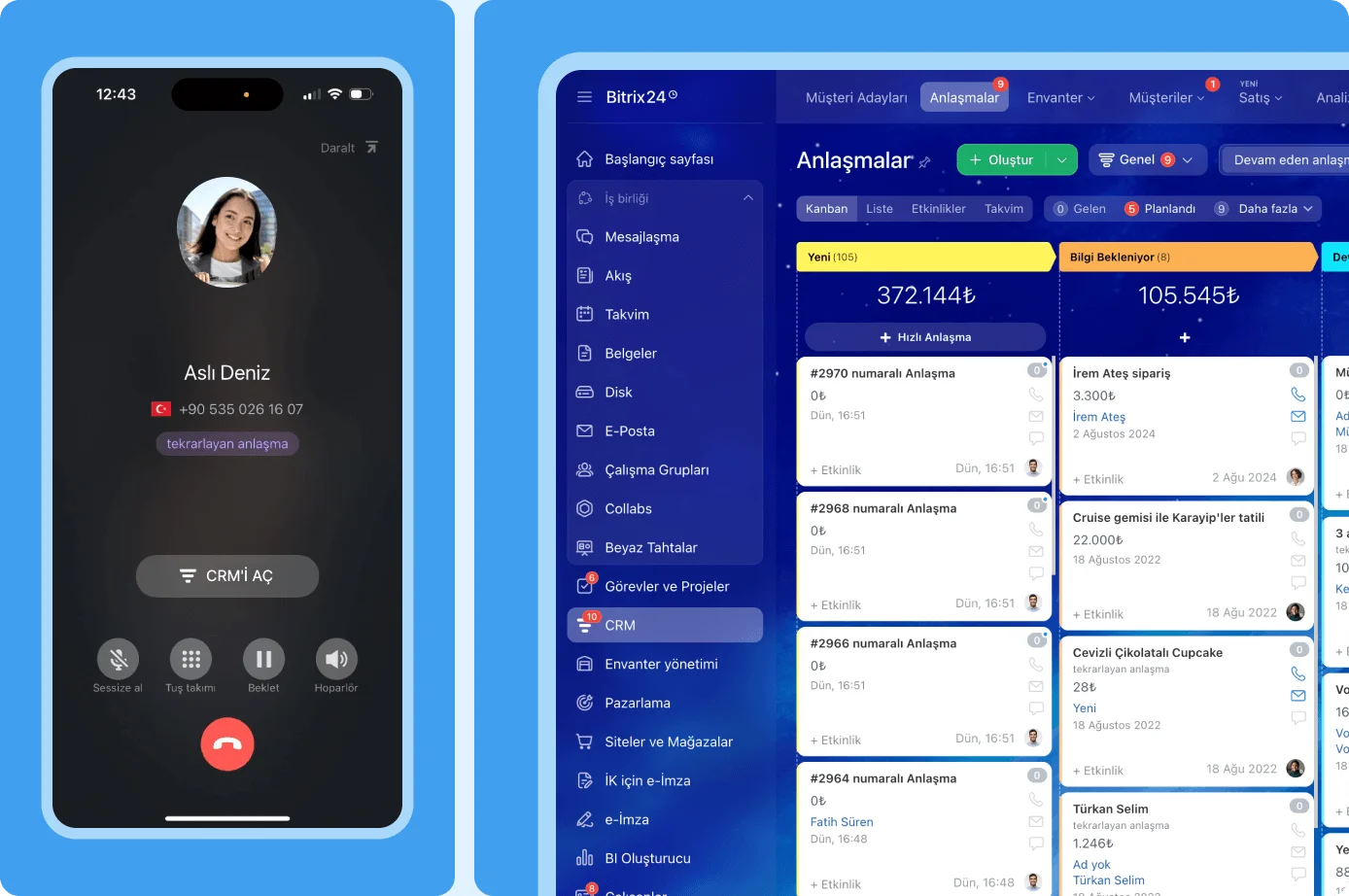 Bitrix24 mükemmel bir çözümdür