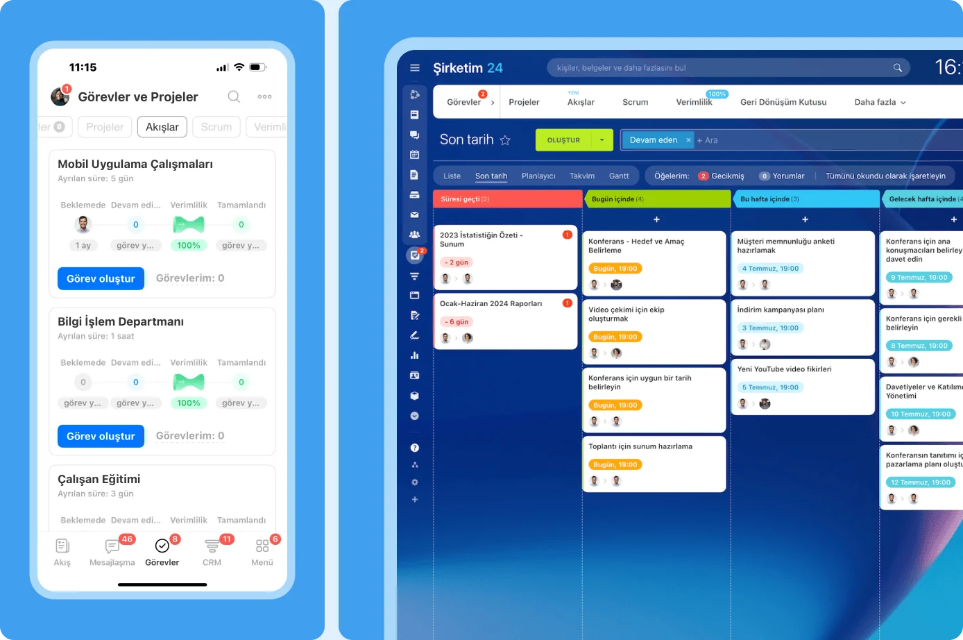 Bitrix24 mükemmel bir çözümdür