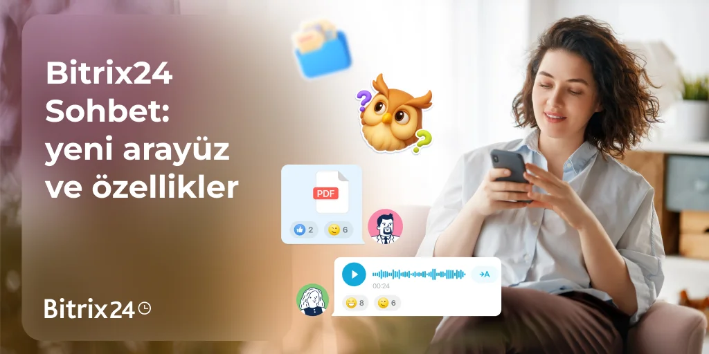 Bitrix24 Messenger'daki yeni özellikler: sohbet klasörleri, davet bağlantıları ve daha iyi sohbet düzeni.