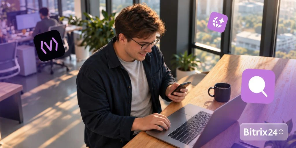 Bitrix24 için Alaio Vibecode'da YZ Destekli Web Araması: Kaynaklarıyla Birlikte Yanıtlar Alın