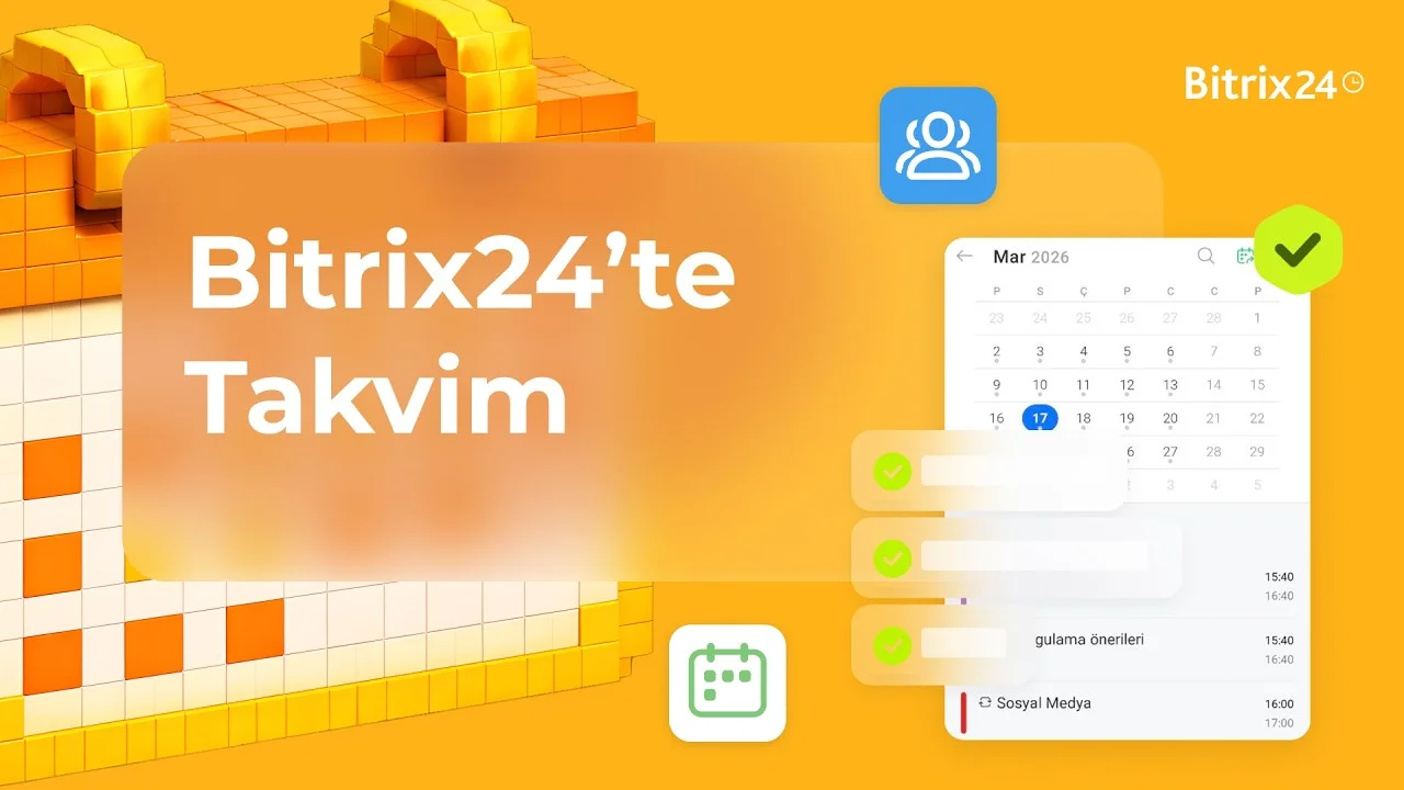 Bitrix24 Eğitimi: Takvim | Hızlı Kurs #7
