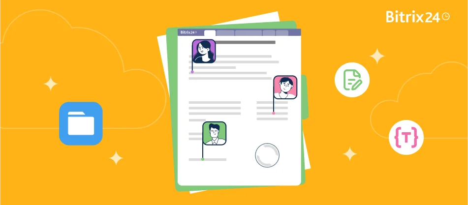 Bitrix24.Docs'ta belgeler üzerinde iş birliği yapın