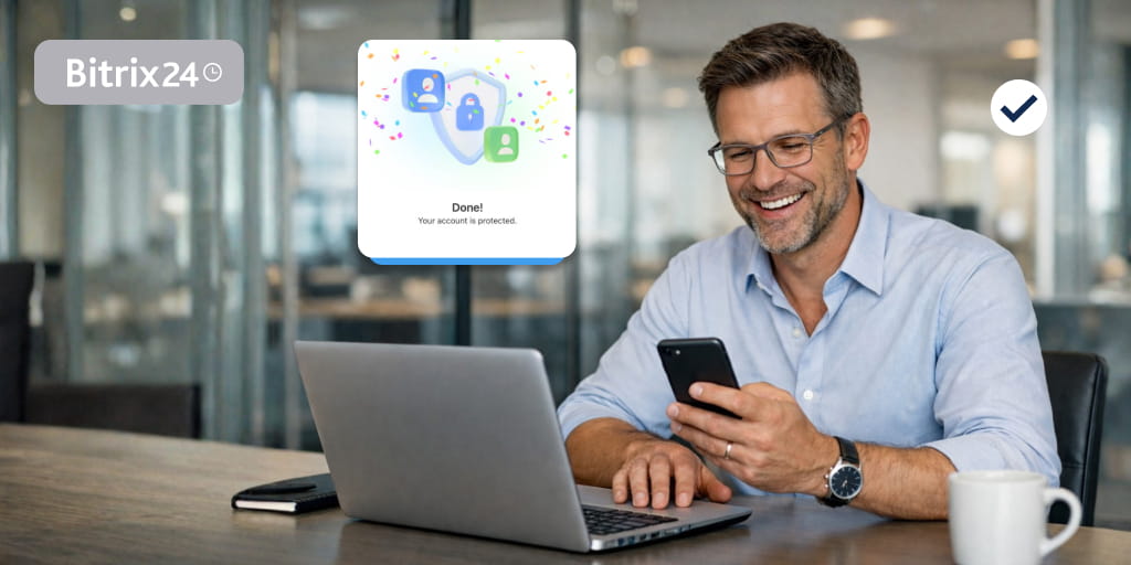 Bitrix24’te İki Aşamalı Doğrulama Artık Daha Güvenli, Daha Esnek