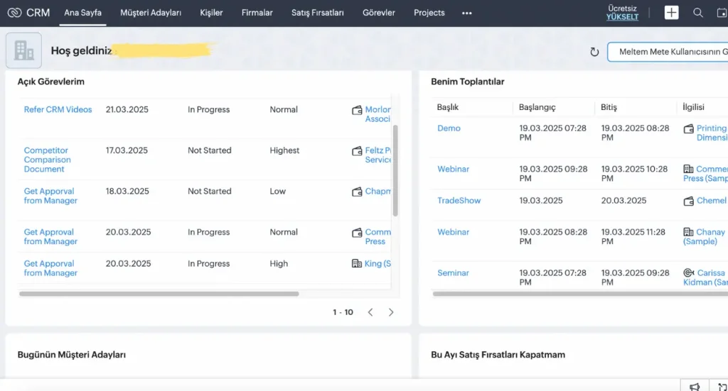 Zoho CRM